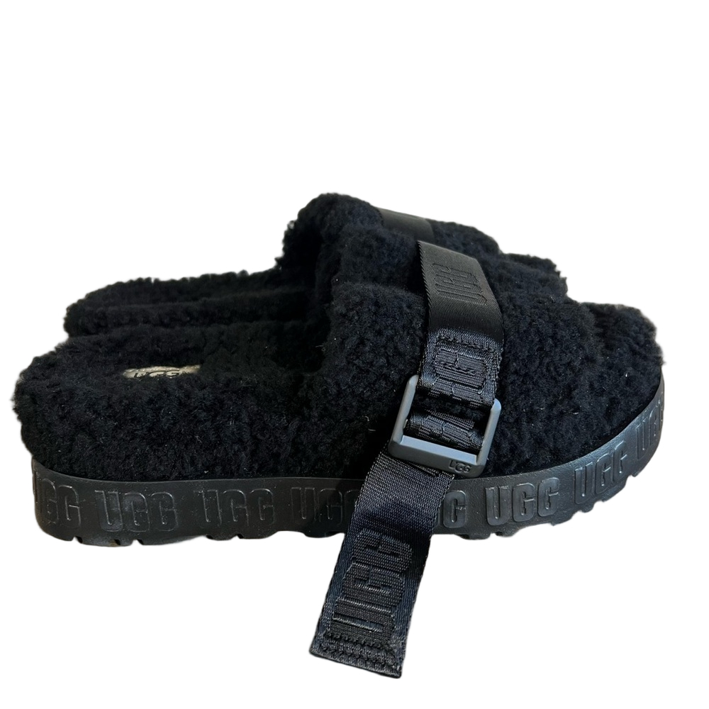 Ugg Women's Fluffita Flatform Platform Slide Sandal Size 8 #33-33106